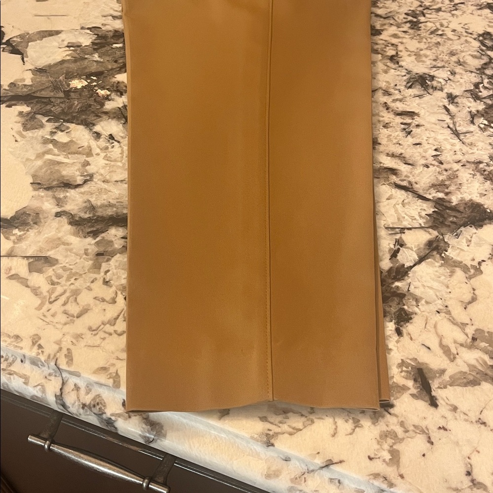 White House Black Market Tan High-Waisted Trousers - Picture 5 of 6